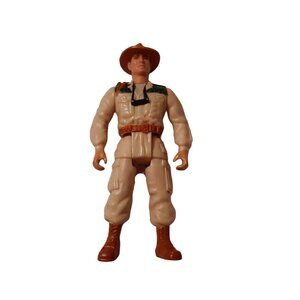 Vintage 1997 Eddie Carr Jurassic Park the Lost World 4.5" Action Figure